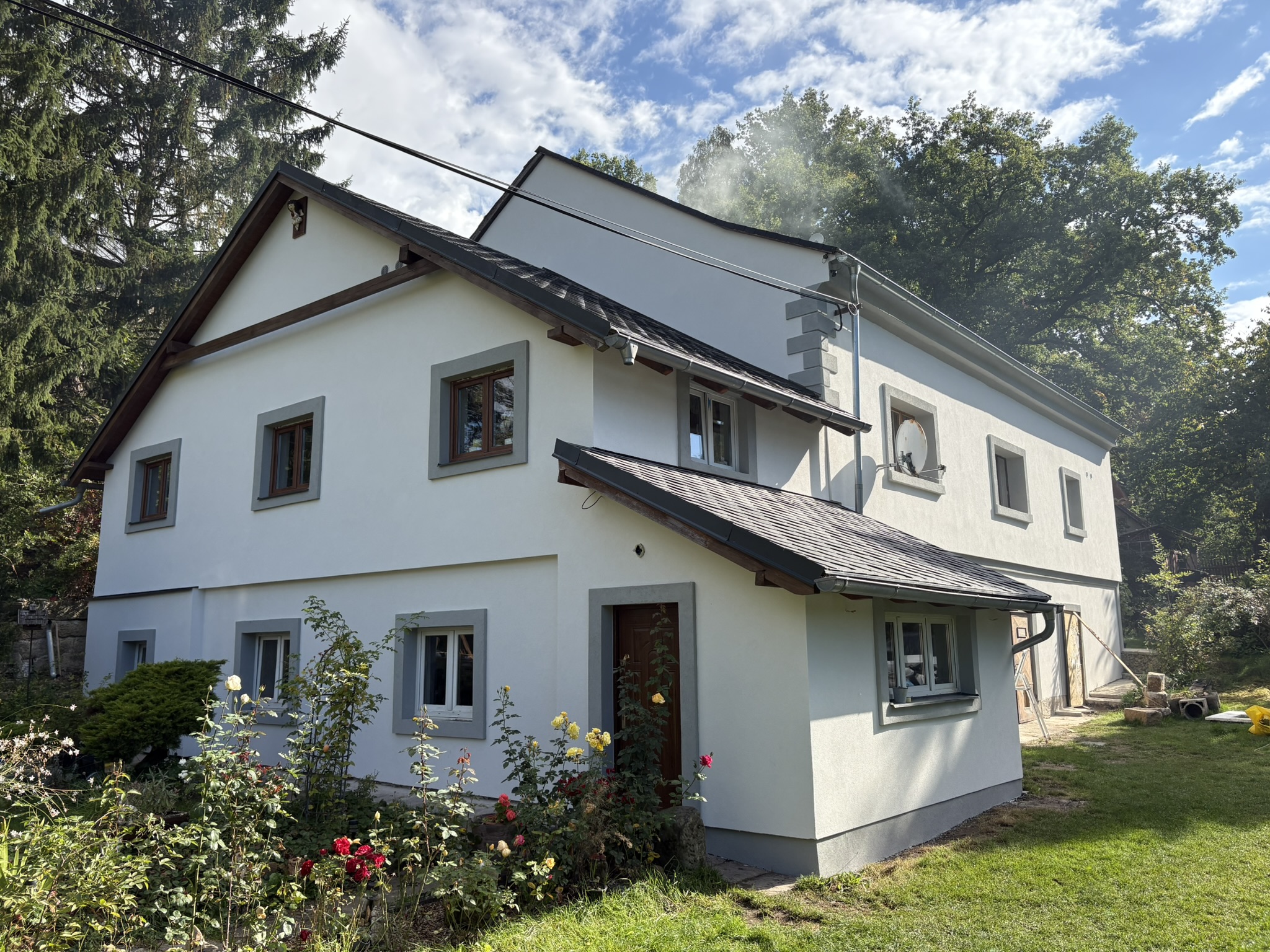 Renovace a zateplení fasády rodinného domu - Dobranov